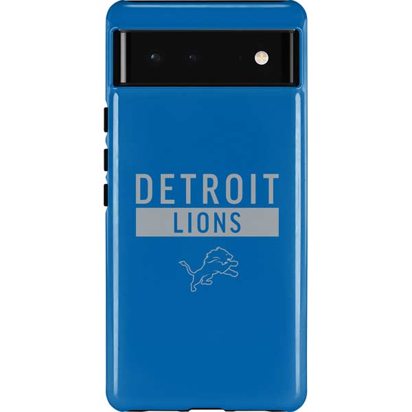 NFL Detroit Lions Blue Performance Series Pixel Cases