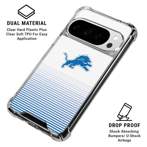 NFL Detroit Lions Breakaway Google Pixel 10 Pro Clear Case
