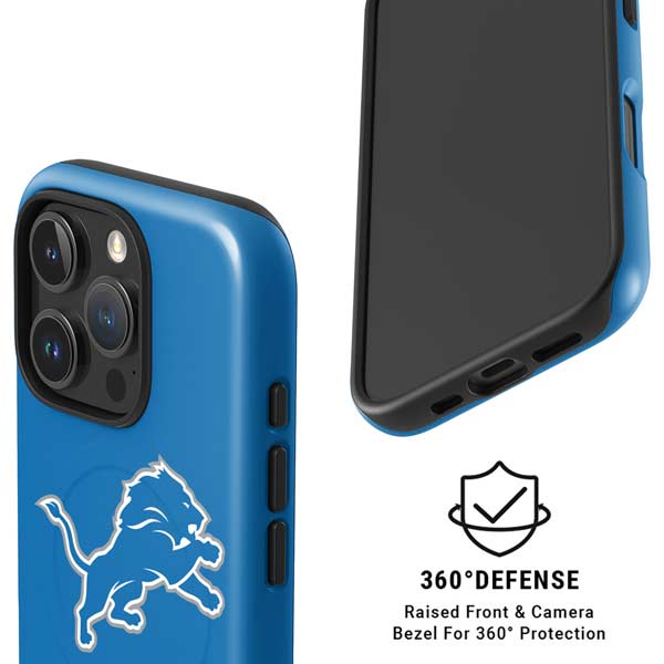 NFL Detroit Lions Distressed iPhone 16 Pro Max Magsafe Impact Case