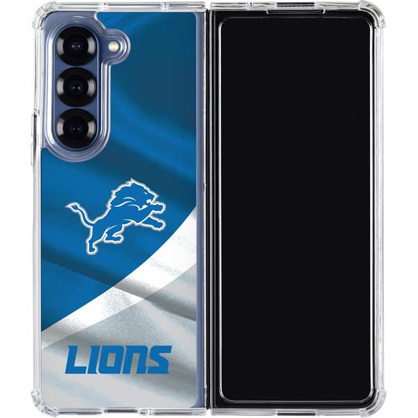 NFL Detroit Lions Galaxy Z Fold7 Clear Case