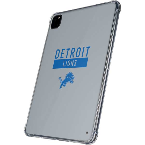 NFL Detroit Lions Grey Performance Series iPad Pro 11in (2024) Clear Case