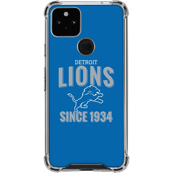 NFL Detroit Lions Helmet Pixel Cases