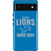 NFL Detroit Lions Helmet Pixel Cases