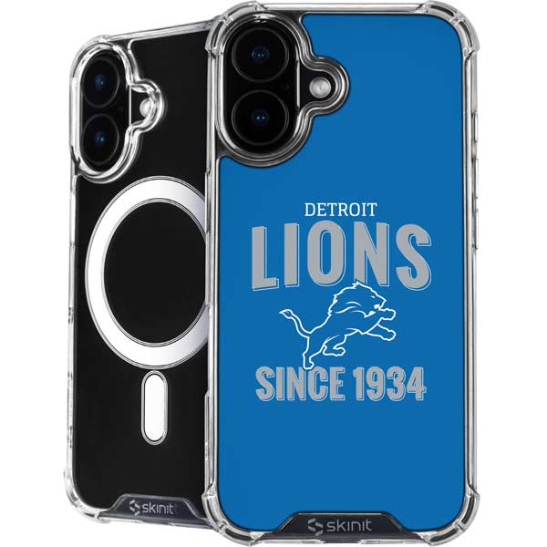 NFL Detroit Lions Helmet iPhone 17 MagSafe Case