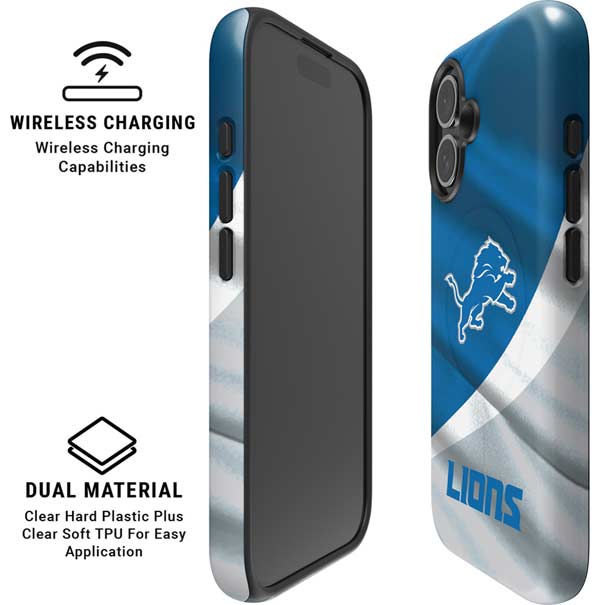 NFL Detroit Lions iPhone 16 Plus Magsafe Impact Case