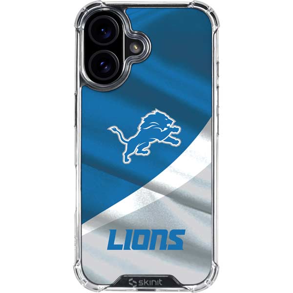 NFL Detroit Lions iPhone 17 Clear Case