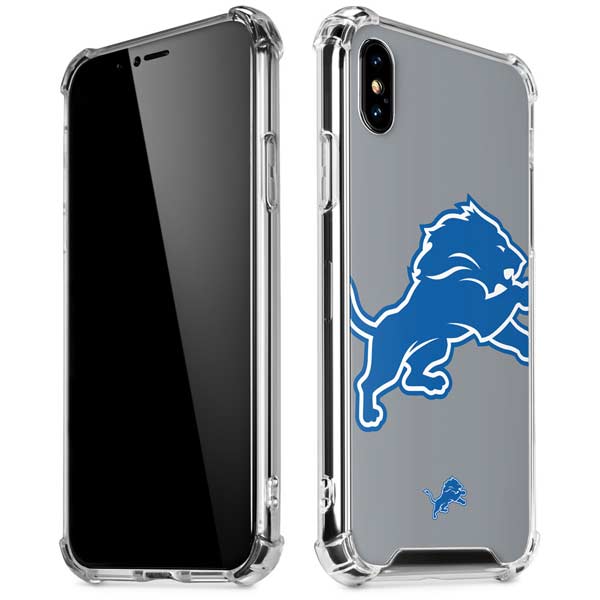 NFL Detroit Lions Large Logo iPhone X/XS Clear Case