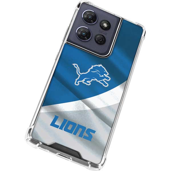 NFL Detroit Lions Moto G 5G (2025) Clear Case