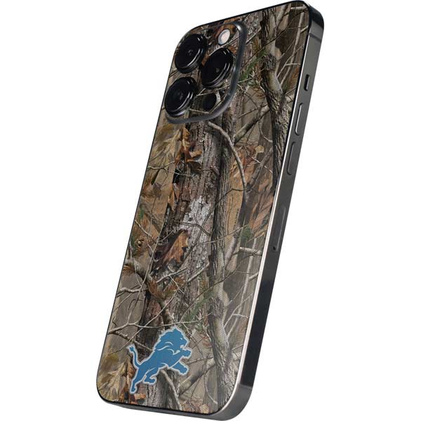 NFL Detroit Lions Realtree AP Camo iPhone 15 Pro Max Skin