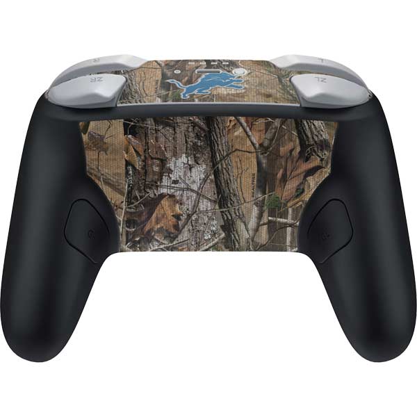 NFL Detroit Lions Realtree AP Camo Nintendo Switch 2 (2025) Pro Controller Skin