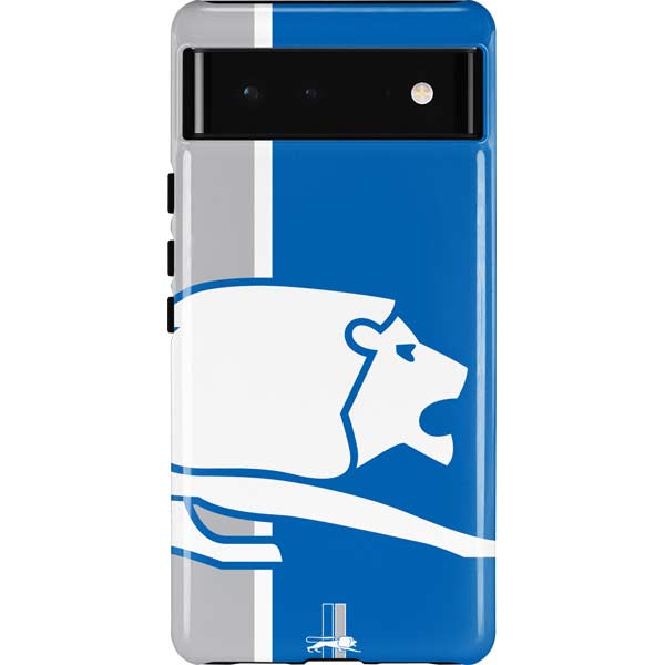NFL Detroit Lions Retro Logo Pixel Cases