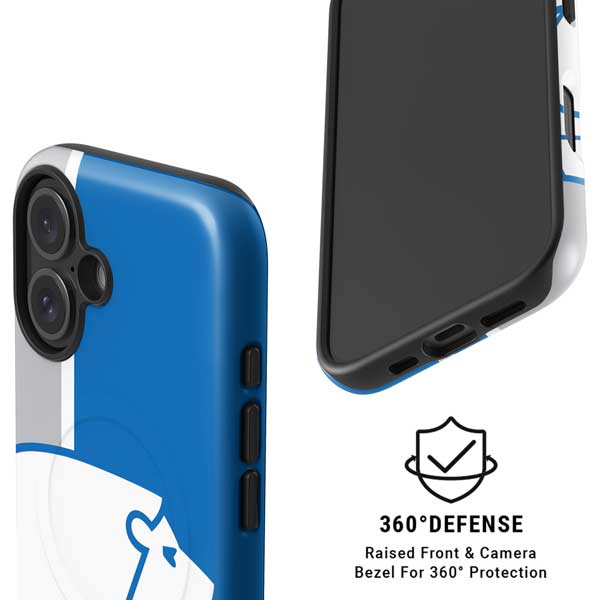 NFL Detroit Lions Retro Logo iPhone 16 Magsafe Impact Case
