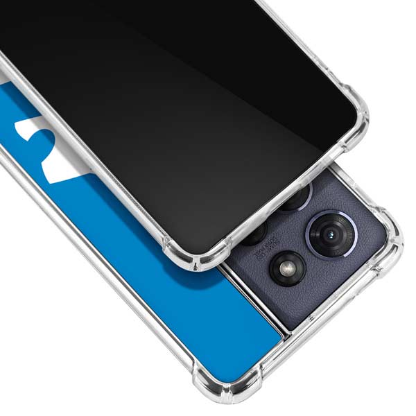 NFL Detroit Lions Retro Logo Moto G Play 5G (2025) Clear Case