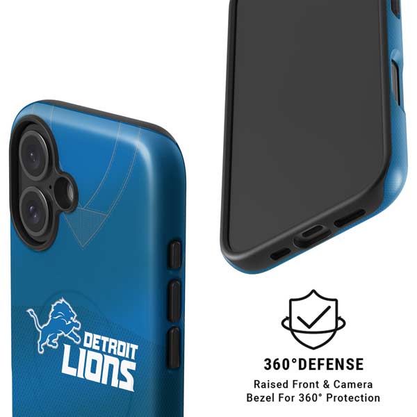 NFL Detroit Lions Team Jersey iPhone 16 Magsafe Impact Case