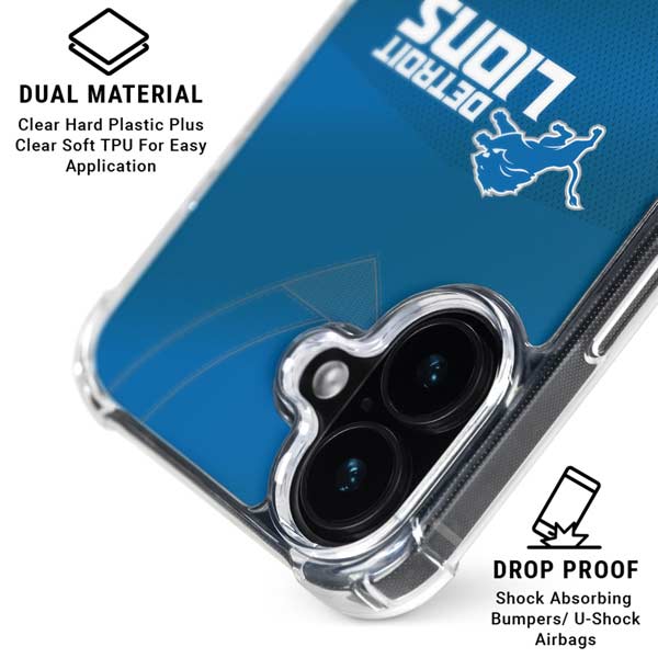 NFL Detroit Lions Team Jersey iPhone 17 MagSafe Case