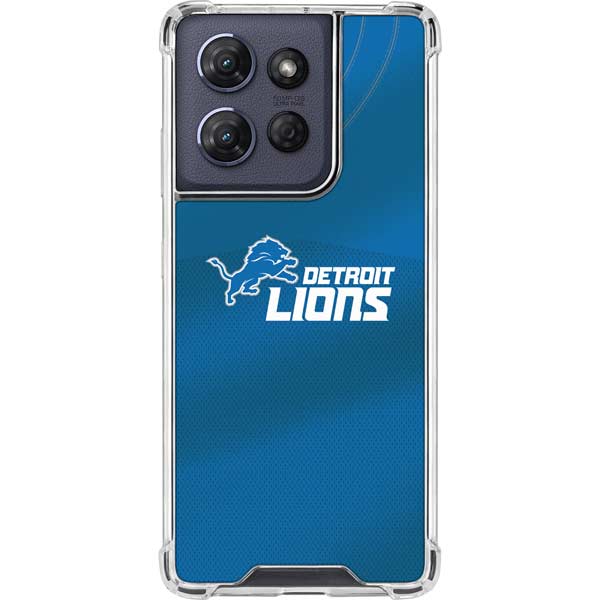 NFL Detroit Lions Team Jersey Moto G Play 5G (2025) Clear Case