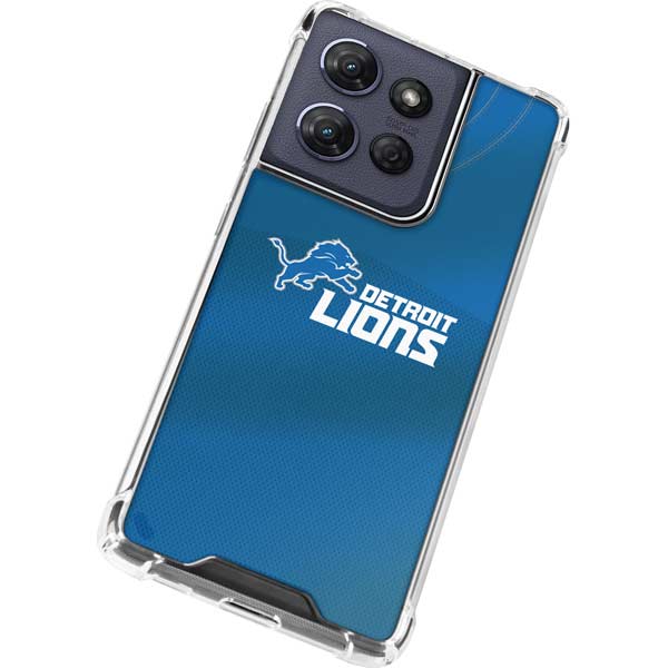 NFL Detroit Lions Team Jersey Moto G Play 5G (2025) Clear Case