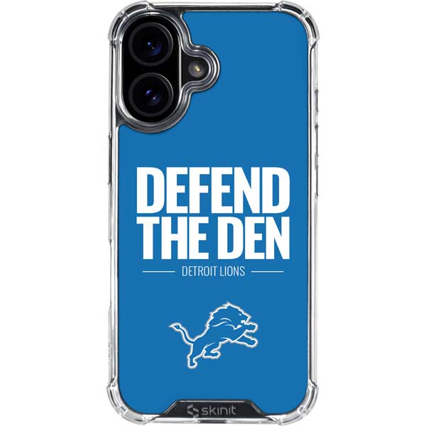NFL Detroit Lions Team Motto iPhone 17 Clear Case