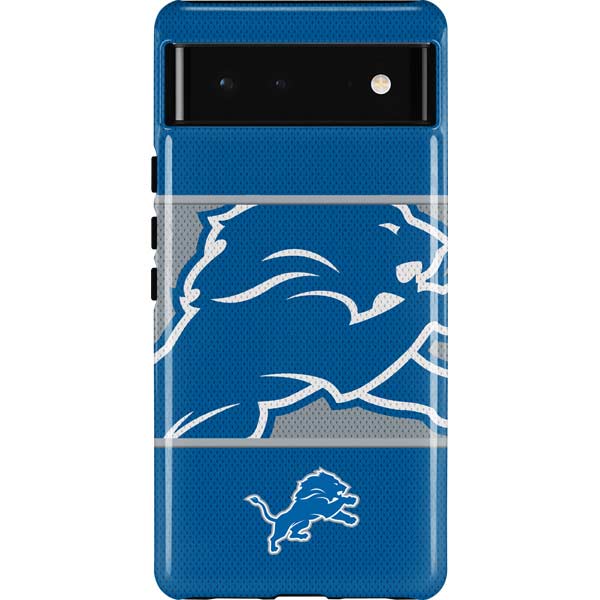 NFL Detroit Lions Zone Block Pixel Cases