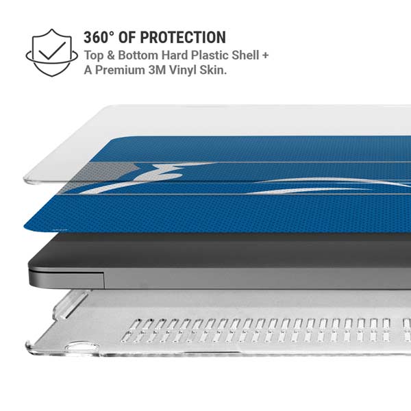 NFL Detroit Lions Zone Block MacBook Pro 14in (2021-24) Case plus Skin