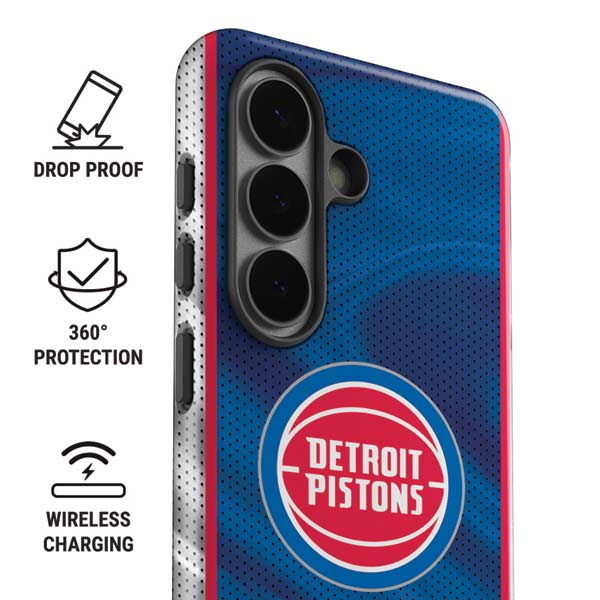 NBA Detroit Pistons Away Jersey Galaxy S26 Plus Impact Case