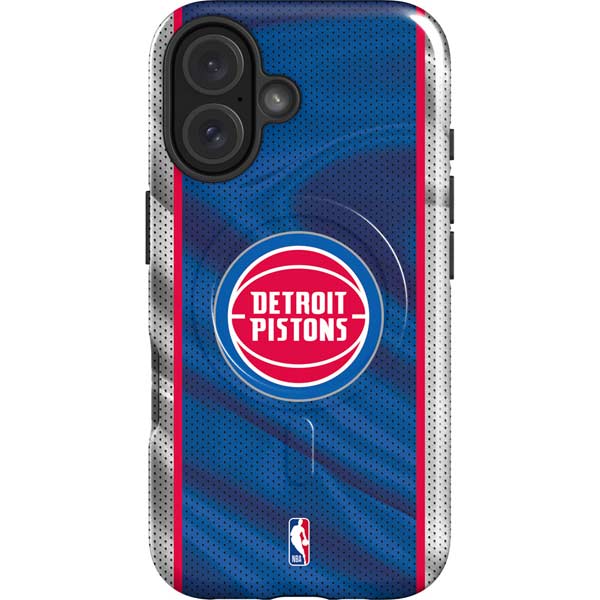 NBA Detroit Pistons Away Jersey iPhone 16 Plus Magsafe Impact Case