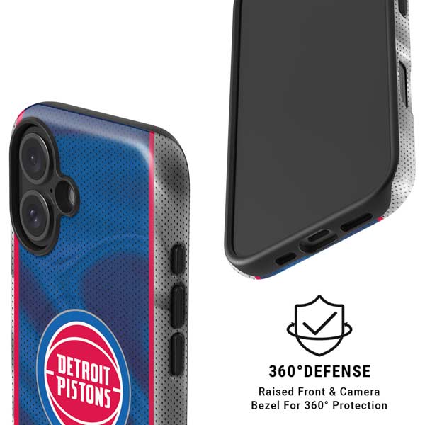 NBA Detroit Pistons Away Jersey iPhone 16 Plus Magsafe Impact Case