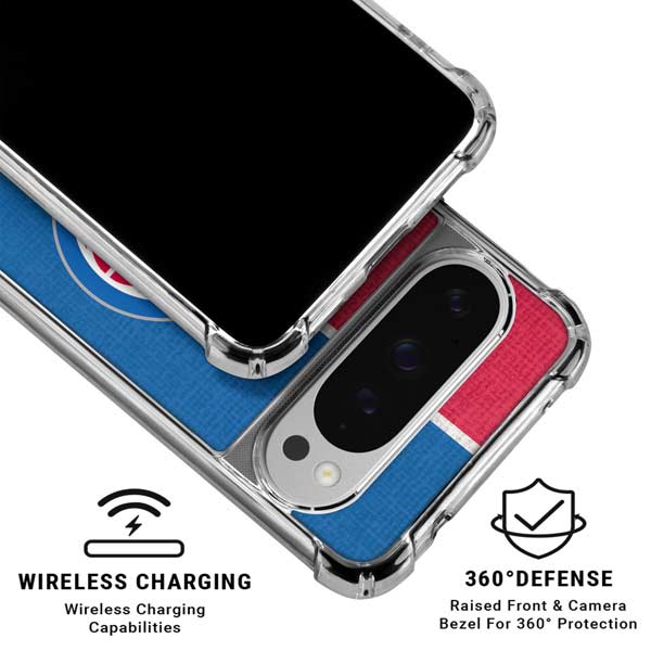 NBA Detroit Pistons Canvas Google Pixel 10 Pro Clear Case