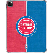 NBA Detroit Pistons Canvas iPad Pro 11in (2024) Clear Case