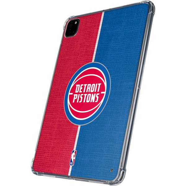 NBA Detroit Pistons Canvas iPad Pro 11in (2024) Clear Case