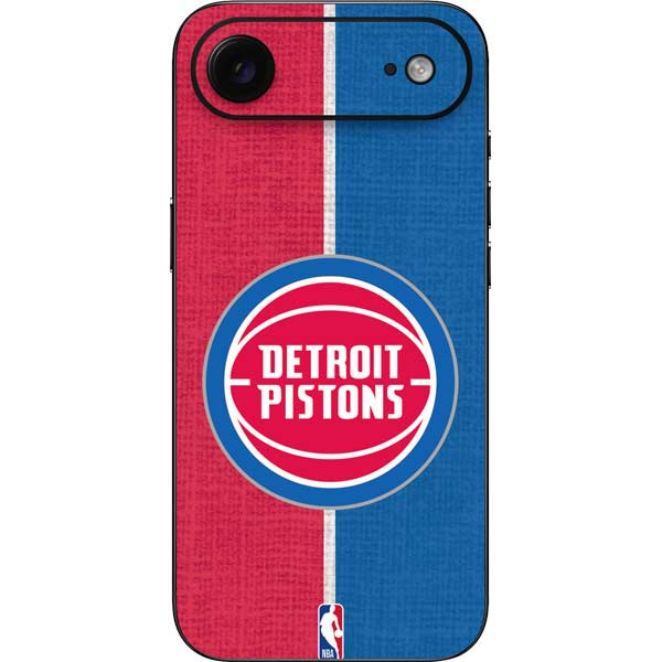 NBA Detroit Pistons Canvas iPhone 17 Air Skin