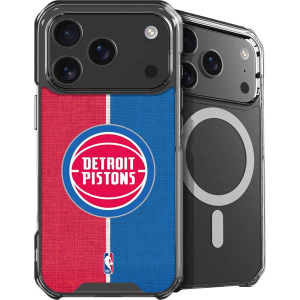 NBA Detroit Pistons Canvas iPhone 17 Pro Max MagSafe Case