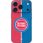 NBA Detroit Pistons Canvas iPhone 17 Pro Skin