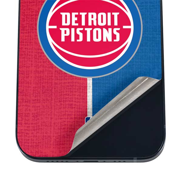 NBA Detroit Pistons Canvas iPhone 17 Pro Skin