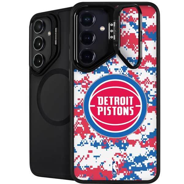 NBA Detroit Pistons Digi Camo Galaxy S26 Plus Kickstand Case