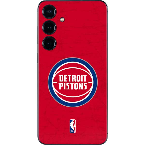 NBA Detroit Pistons Distressed Galaxy A16 5G Skin