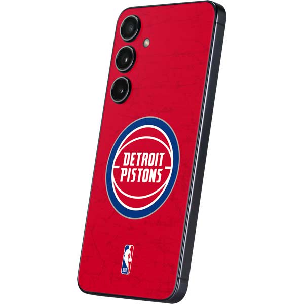 NBA Detroit Pistons Distressed Galaxy A16 5G Skin
