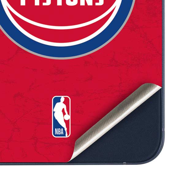 NBA Detroit Pistons Distressed Galaxy A35 5G Skin