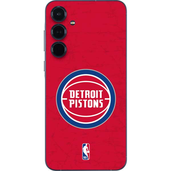 NBA Detroit Pistons Distressed Galaxy A36 5G Skin