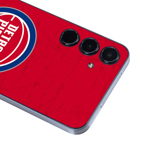 NBA Detroit Pistons Distressed Galaxy A36 5G Skin