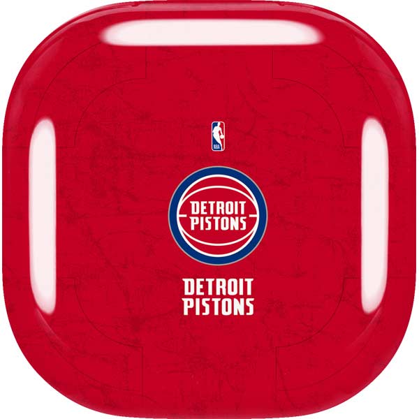 NBA Detroit Pistons Distressed Galaxy Buds Live Skin