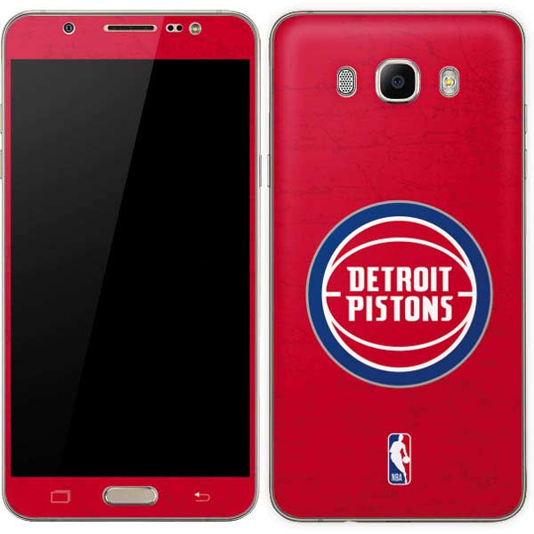 NBA Detroit Pistons Distressed Galaxy J7 Skin