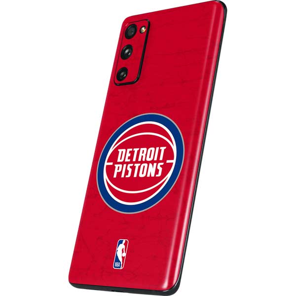 NBA Detroit Pistons Distressed Galaxy S20 Fan Edition Skin