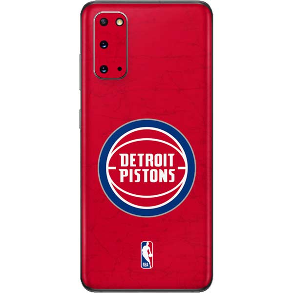 NBA Detroit Pistons Distressed Galaxy S20 Skin