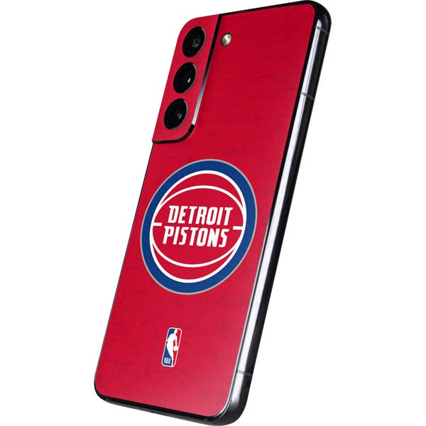 NBA Detroit Pistons Distressed Galaxy S22 Plus Skin