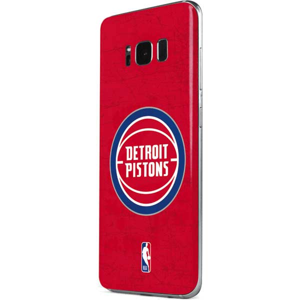 NBA Detroit Pistons Distressed Galaxy S8 Plus Skin