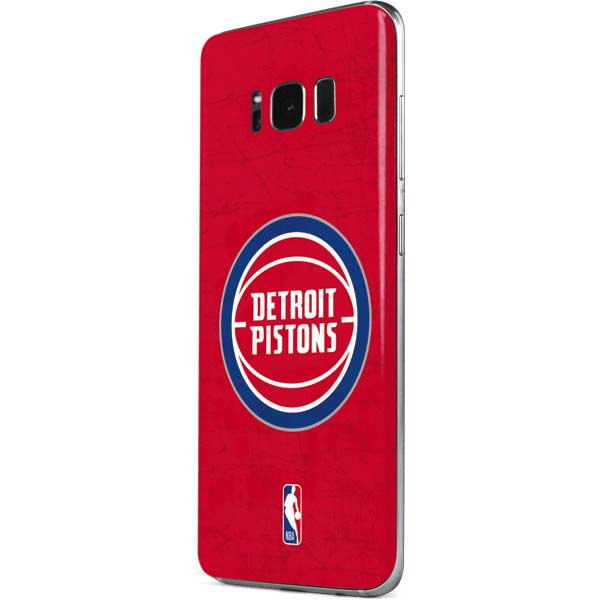 NBA Detroit Pistons Distressed Galaxy S8 Skin