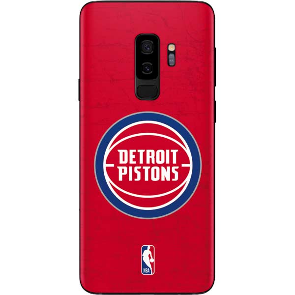 NBA Detroit Pistons Distressed Galaxy S9 Plus Skin