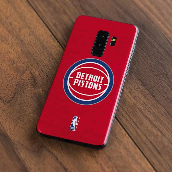 NBA Detroit Pistons Distressed Galaxy S9 Plus Skin