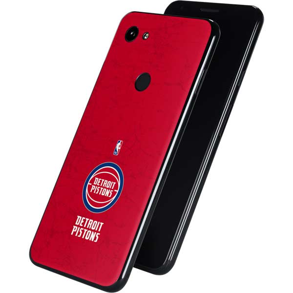 NBA Detroit Pistons Distressed Google Pixel 3a Skin
